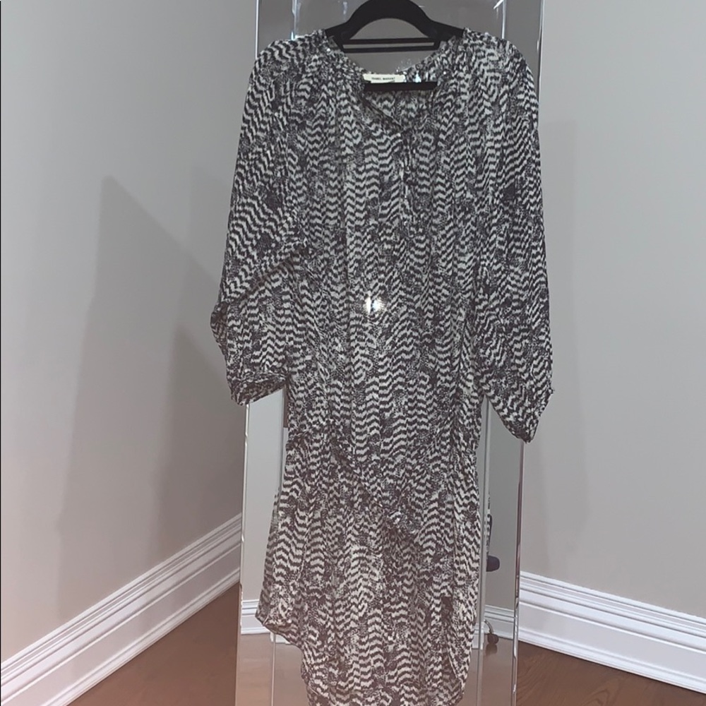 Isabel Marant x H&M silk chiffon printed size 8